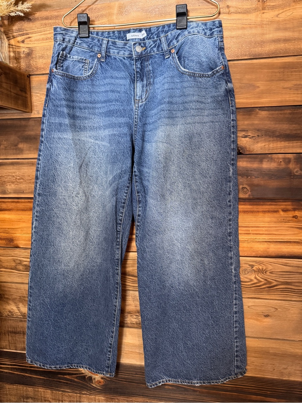 SONG Y2K Baggy Wide Leg Jeans – Size 13/31